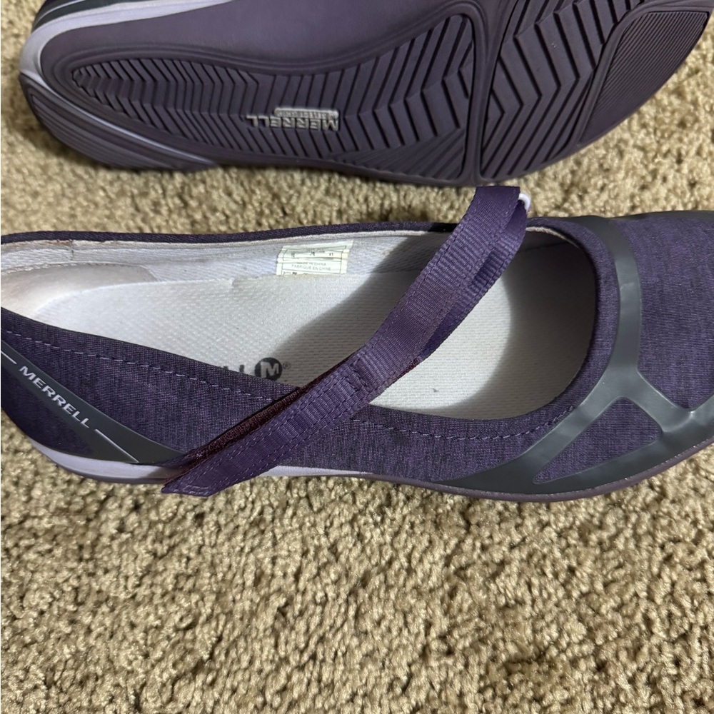 Merrell Purple and Gray Casual Flats - Picture 2 of 6